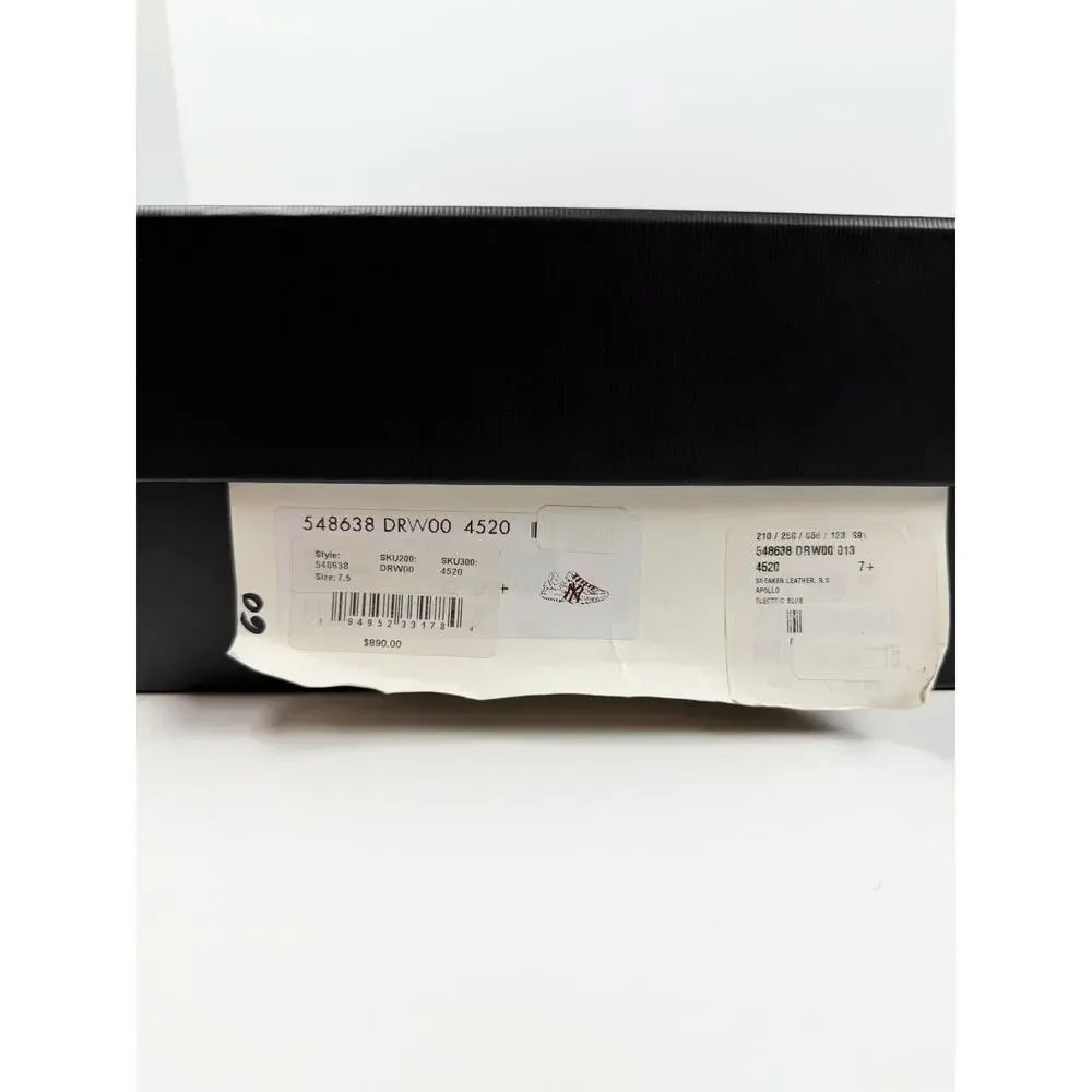 Size 8US - Gucci Rhyton NY Yankee Blue NEW
